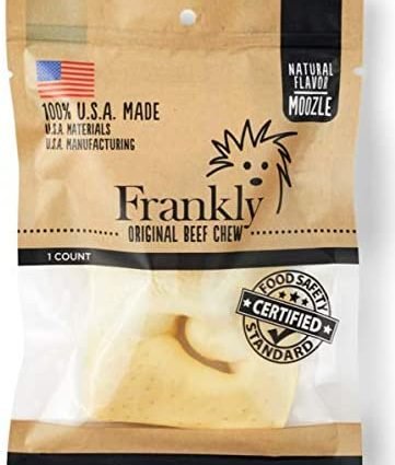 Frankly Moozle Beef Chew 100% U.S.A Made to Certified Food Safety Standards