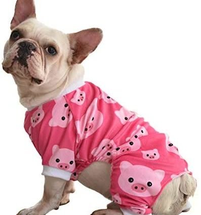 CuteBone Dog Pajamas Cute Cat Clothes Pet Pjs Onesie