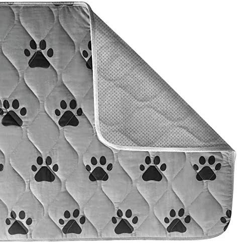 Gorilla Grip Premium Waterproof Pet Pad and Bed Mat for Dogs, Reusable Washable Leak Proof Pee Pads for Dog Crates, Less Cleanup, Puppy Crate Training, Soft Absorbent Protection Potty Mats, Many Sizes