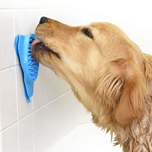 Aquapaw Slow Treater Treat-Dispensing Lick Mats for Dogs and Cats – Suctions to The Wall or Floor for Anxiety-Free Pet Bathing, Grooming or Training