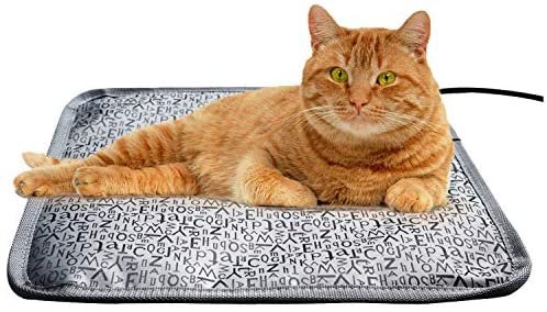 RC SLL Cat Heating Pads Electric Heating Pad Waterproof Adjustable Warming Mat with Chew Resistant Steel Cord
